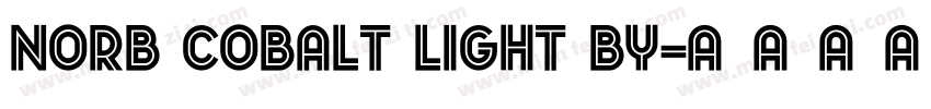 NorB Cobalt Light by字体转换